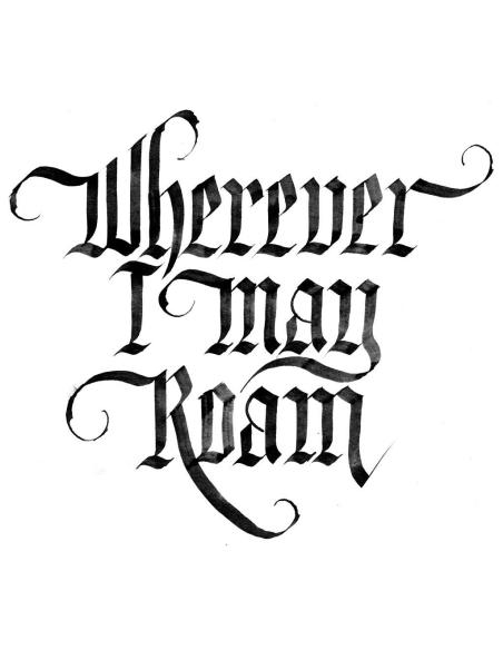 WHEREVER I MAY ROAM PARA HOMEM EM PRETO BY BETTER DAYS