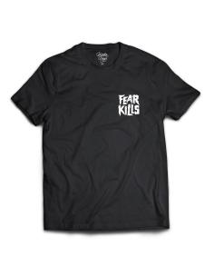 Acquista T-shirt Fear Kills Uomo in Nero By Better Days a prezzo scontato 2