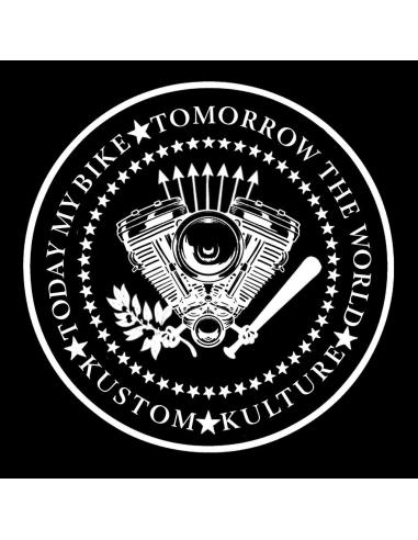 T-SHIRT TODAY MY BIKE TOMORROW THE WORLD HOMEM