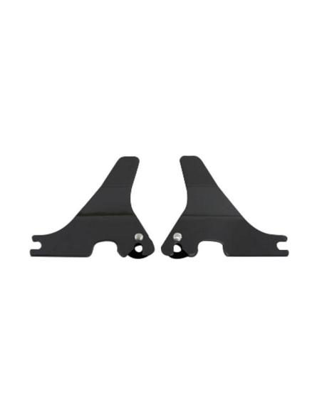 Comprar Placas Laterales Desmontables Para Respaldo En Negro Brillante Sportster 04-22 a precio de oferta