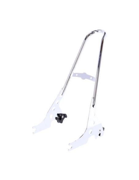 21" SISSY BAR KIT UPRIGHT ONE-PIECE IN CHROMED