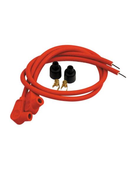 UNIVERSAL PLUG WIRE RED 90