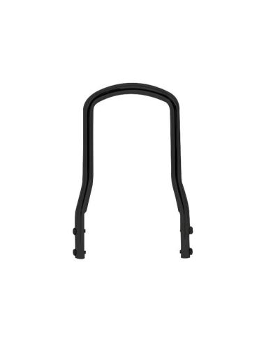 SISSYBAR DE AÇO PRETO DE 9/16" COM TOPO REGULAR 25 CM