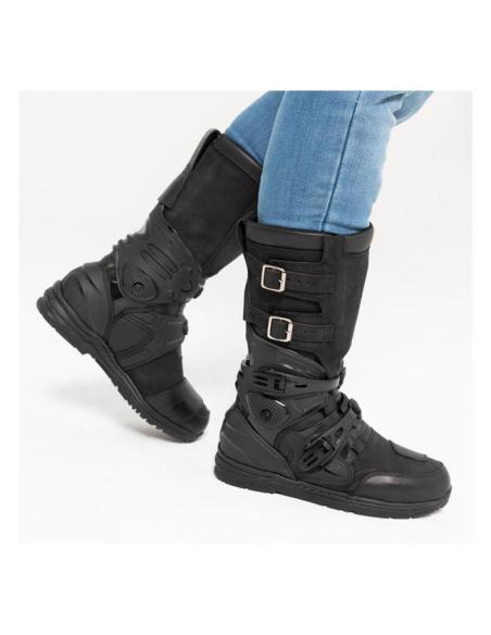 BY CITY BLACK OFF-ROAD BOOTS