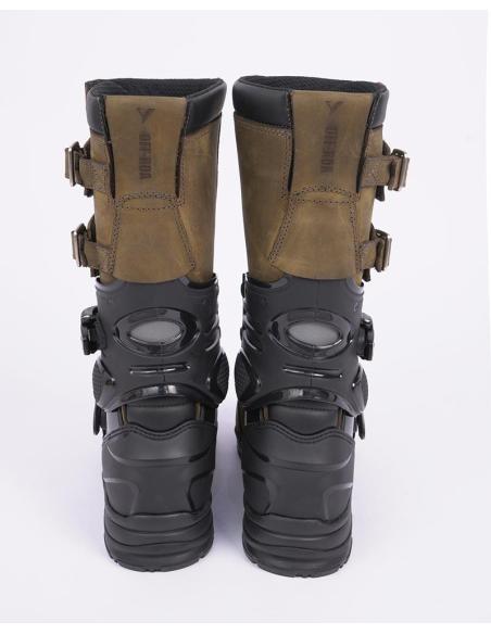 BY CITY BROWN OFF-ROAD BOOTS