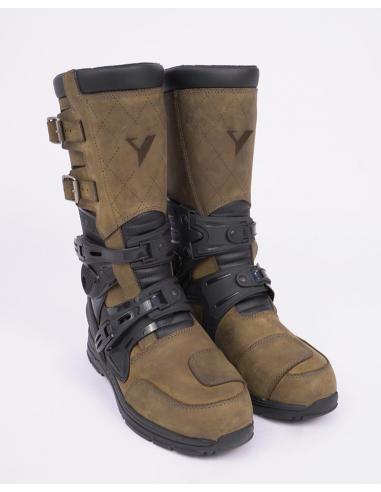 BY CITY BROWN OFF-ROAD BOOTS