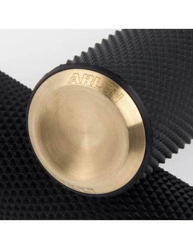 Punhos Arlen Ness Knurled Fusion Brass | Preço Promocional