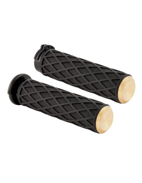 ARLEN NESS DIAMOND BRASS GRIPS