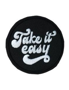 PATCH DE MOTOCICLISTA DE 8 CM DE DIÂMETRO COM SUPORTE DE SELAGEM A QUENTE