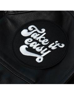 PATCH DE MOTOCICLISTA DE 10 CM DE DIÂMETRO COM SUPORTE DE SELAGEM A QUENTE 2