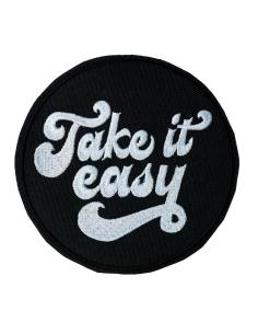 PATCH DE MOTOCICLISTA DE 13 CM DE DIÂMETRO COM SUPORTE DE SELAGEM A QUENTE