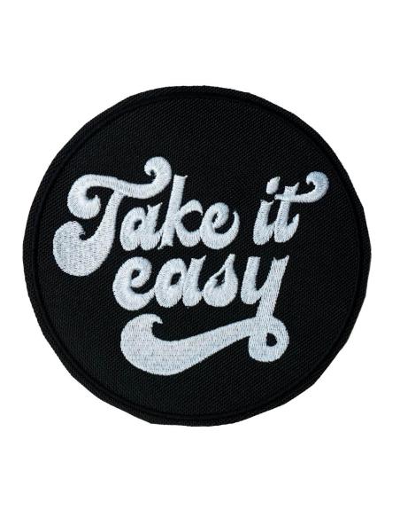 PATCH DE MOTOCICLISTA DE 13 CM DE DIÂMETRO COM SUPORTE DE SELAGEM A QUENTE