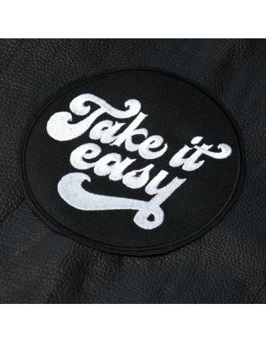 PATCH DE MOTOCICLISTA DE 13 CM DE DIÂMETRO COM SUPORTE DE SELAGEM A QUENTE