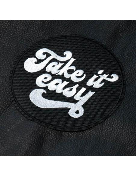 PATCH DE MOTOCICLISTA DE 13 CM DE DIÂMETRO COM SUPORTE DE SELAGEM A QUENTE