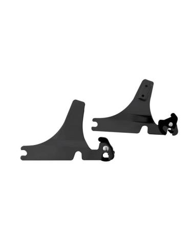 PLACAS DE ENCOSTO REMOVÍVEIS PRETAS SOFTAIL 00-17 FLSTC/00-03 FLSTS