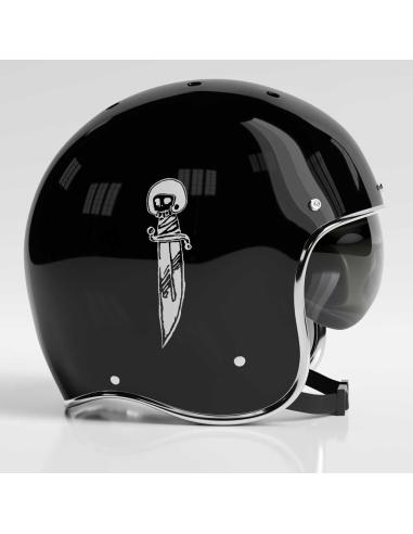 DECALQUE UV FACA COM CAPACETE 4 X 14 CM DE VENENO