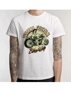 T-SHIRT WHITE "PIN UP" IGUANA CUSTOM COLLECTION
