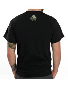 CAMISETA PRETA DE MANGA CURTA "PIN UP" IGUANA CUSTOM COLLECTION 2