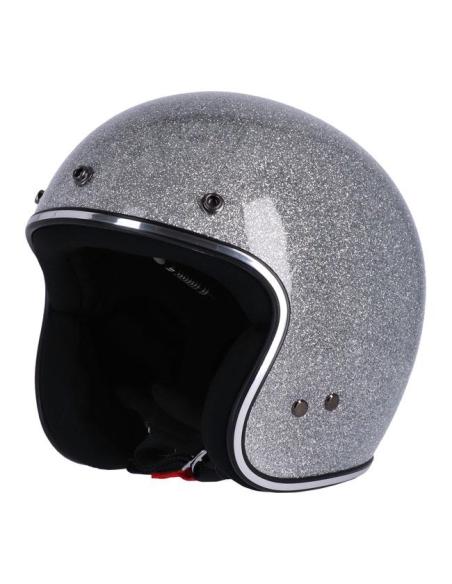 ROEG JETT DISCO BALL SILVER HELMET: ELEGANCE AND COMFORT FOR THE URBAN MOTORCYCLIST