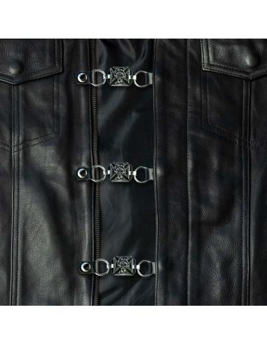 Comprar Extensor De Chaleco Con Calavera Y Cruz De Malta Cierre Presión a precio de oferta