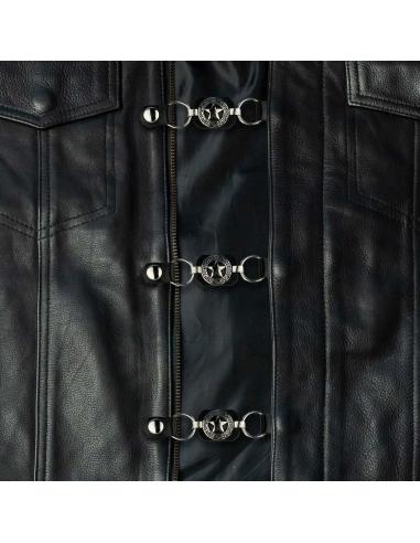 EXTENSION DE GILET DE SHÉRIF AVEC FERMETURE À BOUTON-PRESSION