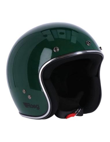 ROEG JETT RACING GREEN HELMET: ELEGANCE AND COMFORT FOR THE URBAN MOTORCYCLIST