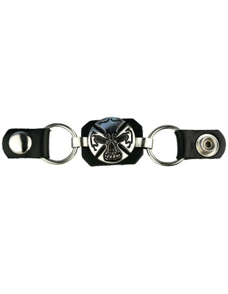Comprar Extensor De Chaleco Con Cruz Calavera Y Botones De Presión a precio de oferta