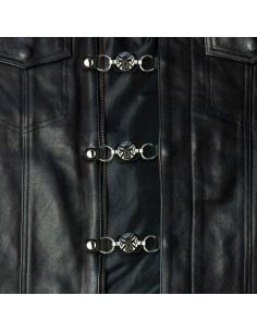 Comprar Extensor De Chaleco Con Cruz Calavera Y Botones De Presión a precio de oferta 2