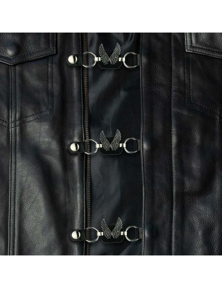 WAISTCOAT EXTENDER WITH WINGS AND SNAP BUTTONS