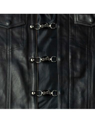 WAISTCOAT EXTENDER WITH MOTORBIKE AND SNAP FASTENERS