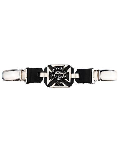 Comprar Extensor De Chaleco Cruz Con Calavera Con Cierre De Pinzas a precio de oferta