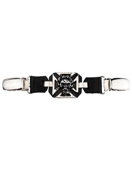 Comprar Extensor De Chaleco Cruz Con Calavera Con Cierre De Pinzas a precio de oferta