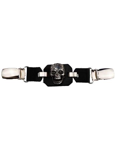 EXTENSOR DE COLETE DE CAVEIRA MEXICANA COM FECHO DE CLIPE
