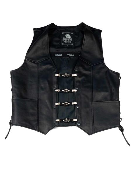 EXTENSION DE GILET À TÊTE DE COW-BOY AVEC FERMETURE À CLIP