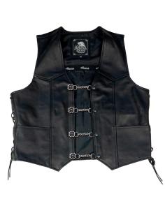Comprar Extensor De Chaleco Con Calavera Y Cruz Con Cadena Y Automáticos a precio de oferta 2