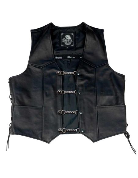 EXTENSION DE GILET DE SHÉRIF ÉTOILÉ AVEC CHAÎNE ET BOUTONS-PRESSION