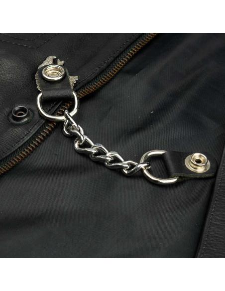 STAR SHERIFF WAISTCOAT EXTENDER WITH CHAIN AND SNAP FASTENERS