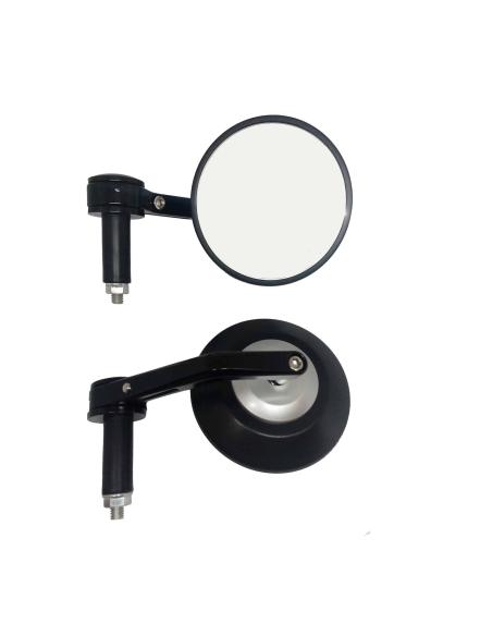 ENSEMBLE DE MIROIR APPROUVÉ PAR CAFE RACER POUR GUIDON