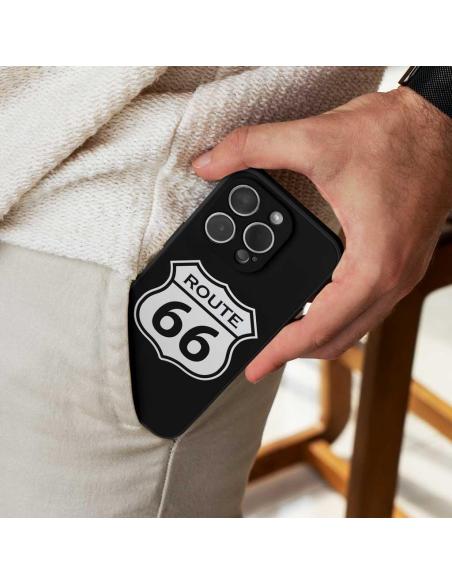Comprar Calca Uv Con Insignia Route 66 Blanca 6X6 Cm a precio de oferta