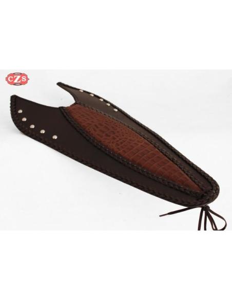 UNIVERSAL TIE FOR MOTORCYCLES WITH BROWN COCONUT WATCH