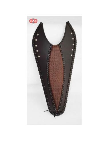 Cravate Universelle Pour Motos Avec Montre Marron Coco