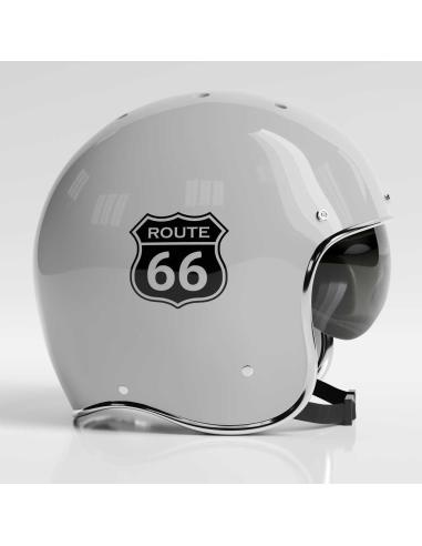 Comprar Calca Uv Con Insignia Route 66 Negra 6X6 Cm a precio de oferta
