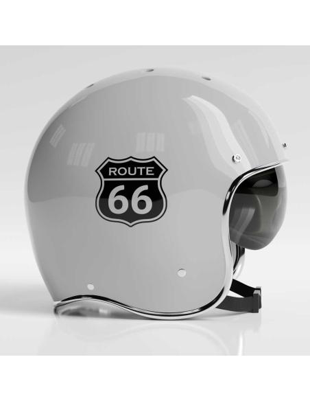 Comprar Calca Uv Con Insignia Route 66 Negra 6X6 Cm a precio de oferta