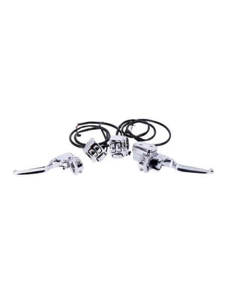HANDLEBAR LEVERS AND SWITCH HOUSINGS CROMED HD CAN-BUS