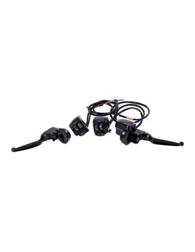HANDLEBAR LEVERS AND SWITCH HOUSINGS BLACK HD CAN-BUS