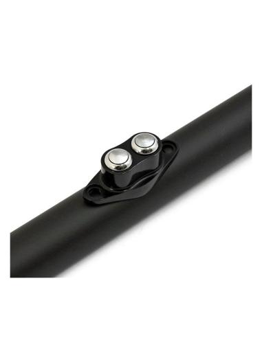 DOUBLE D BLACK ALUMINUM BUTTONS