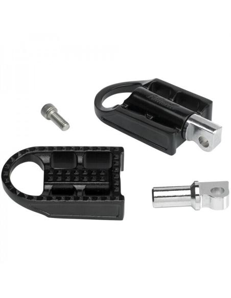 MUSHMAN FOOTPEGS H-D BLACK BILTWELL