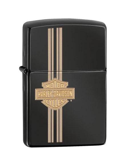 ISQUEIRO ZIPPO HARLEY-DAVIDSON PRETO OURO