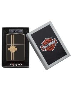 ZIPPO HARLEY-DAVIDSON BLACK GOLD LIGHTER 2