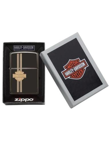 Briquet Zippo Harley-Davidson Noir Or